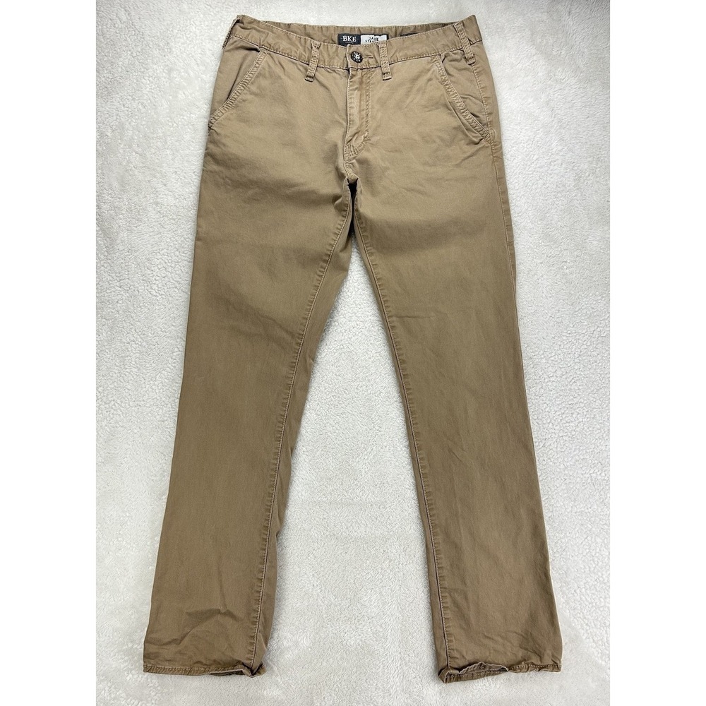 Buckle BKE Jake Straight Leg Jeans Mens 31x31 Stretch Khaki Beige Comfort Casual